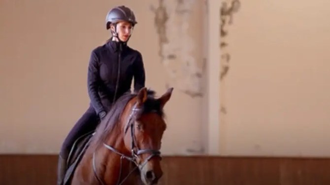 New pictures show Jordan’s future Princess Rajwa Al-Saif horseriding