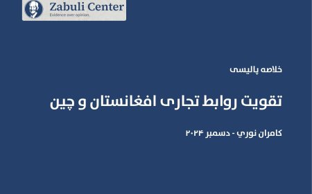 تقویت روابط تجارتی افغانستان-چین